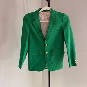 Green Women's Blazer Jacket - Classic Tailored Style